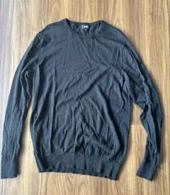UNIQLO ブラック 長袖ニットセーター L