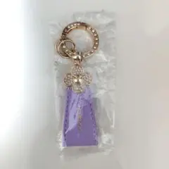 【新品✨️】高級　四つ葉　花　大人可愛いキーチャーム　バッグチャーム　②