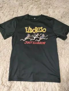 エルドレッソ　Illusion ランニング Tシャツ ブラック　サイズSのサムネイル