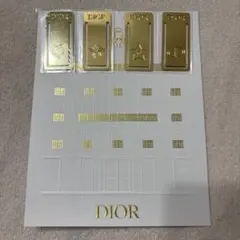 s*a様 ⭐︎ノベルティ✩︎Dior ゴールドしおり 4枚セット