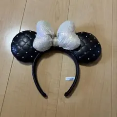 ミッキー耳カチューシャ（黒・白）