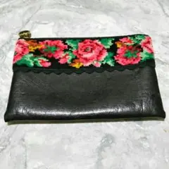 FEILER・黒ポーチ＊黒巾着袋オマケ付き＊【お買い得】