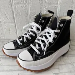 CONVERSE コンバース　韓国限定　ランスターハイクハイカット24cm黒厚底