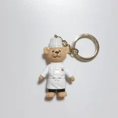 ペニンシュラホテル シェフベア キーリング キーホルダー　熊　くま