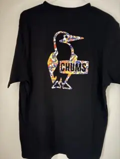 チャムス　CHUMS ブラック Tシャツ Lサイズ