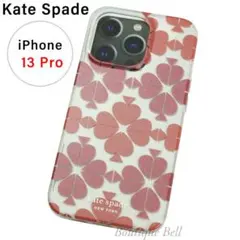 【ケイトスペード】iPhone13Proケース スペードフラワー クリアピンクのサムネイル