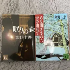 東野圭吾　ある閉ざされた雪の山荘で　眠りの森　セットのサムネイル