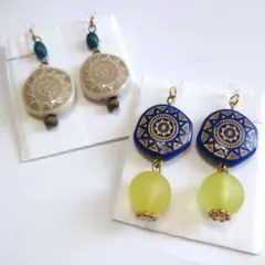 ハンドメイド イヤリング