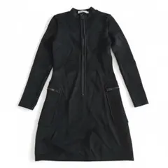 Christian Dior ワンピース 38 黒 ジップ 長袖のサムネイル