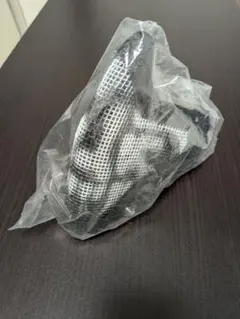 定形外送込未使用品 スカル柄ブラック ハーフメタルメッシュフェイスガードのサムネイル