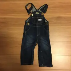 Lee ダークブルー デニムオーバーオール