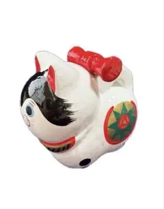 [激レア ]サンリオ ハンギョドン 忍者もんじゃ招き猫 貯金箱 昭和レトロ 陶器 激レア ]サンリオ ハンギョドン 忍者もんじゃ招き猫 貯金箱 昭和レトロ