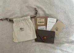IL BISONTE 二つ折り財布 ブラウン 保存袋付き