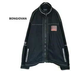 BONGIOVAN ボンジョバネ　ジャケット　ブルゾン　ジップアップ　ロゴ