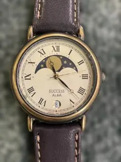 極美品】SEIKO ALBA SUCCESS ムーンフェイズ 稼働 希少レトロ - メルカリ