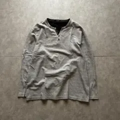 grunge layered long sleeve shirt y2k