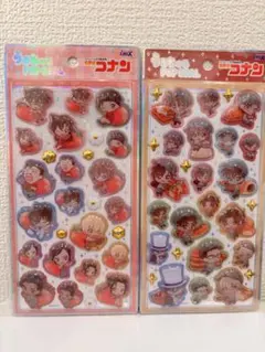 コナン　うるちゅるポップシール　ベーカリー　いちご狩り　2枚セット