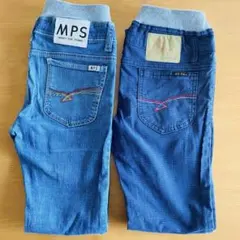 MPS デニムパンツ 青 140 2本セット