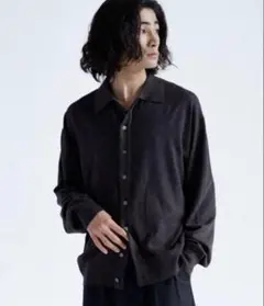 2025AW H BEAUTY&YOUTH モヘアクロップドニットシャツ S - メルカリ