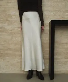 anuansサテンナロースカート