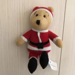 くまのプーさん サンタ　ぬいぐるみ
