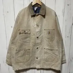 80s USA製 星タグ カーハート ミシガンチョアコート ダック ジャケット