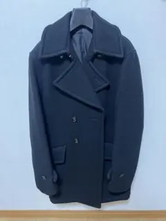 Ers. Matheraux 黒 ピーコート　イーティーエスマテリオ