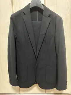 極美品】シップス シアサッカー セットアップ スーツ ブラック L/M 834