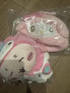 只今限定価格！サンリオちいかわコラボぬいぐるみ とマイメロ巾着