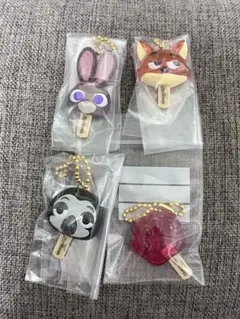 ズートピア　アイスキャンディーチャーム　4点セット