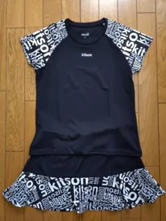 kitson スカート付きテニスウェア 黒/ホワイトのサムネイル