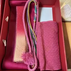 振袖用　帯揚げ帯締め　重ね衿　二重レース