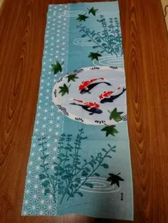 金魚 半襟 半衿 ハンドメイド 流水 生地 仕付けしやすい芯つきA 浴衣