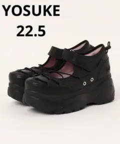 厚底メリージェーンスニーカー 22.5 ブラック