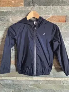 プチバトー　ウィンドブレーカー　紺色　 8歳/128cm