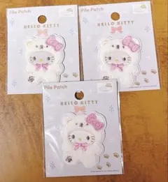 サンリオ ワッペン キティ セリア パイルワッペン ハローキティ