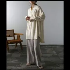 ボンジュールサガン　ブラウス シャツ バックタックシャツ レディース　ゆったりのサムネイル