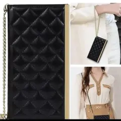 iPhone13 手帳型　ブラック　黒　ミラー　鏡付き　カード入れ　スマホケース