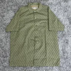 【正規品-希少品】UNITED ARROWS 総柄半袖シャツ グリーン