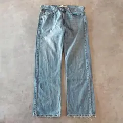 リーバイス569 Levis W33 ブルーデニム 青 ヒゲ 縦落ち 15236