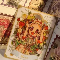 地縛少年花子くん八尋寧々両面アクリル製クリアカード　アニメ漫画キャラクター