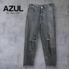 【極美品】AZUL by moussy アズール ダメージ加工 デニム XS