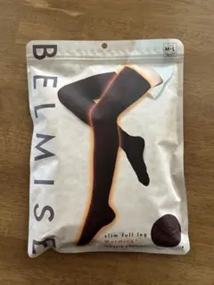 BELMISE スリムフルレッグウォーミングプラス M-L カシスブラウン