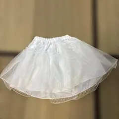 ホワイト パニエ 36cm ポリエステル　キャサリンコテージ