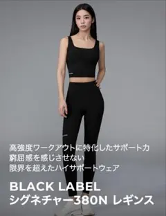 XEXYMIX シグネチャー380N ブラック レギンス　M
