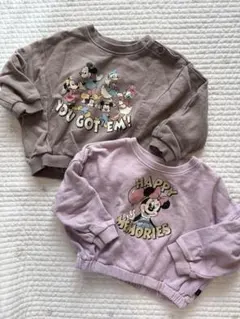 ミッキー トレーナー 2枚セット 90cm