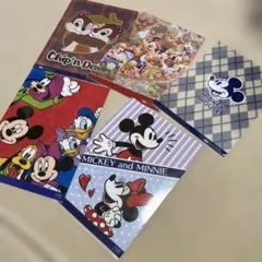 ディズニー　ミッキーマウス　クリアファイル 5枚セット