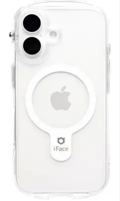 iFace iPhone16用クリアケース MagSafe対応