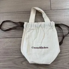 CosmeKitchen 巾着型 ミニトートバッグ エコバッグのサムネイル