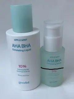 グーダル　アップルミント　AHA BHA リキッド10% セラム3% 2点セットのサムネイル